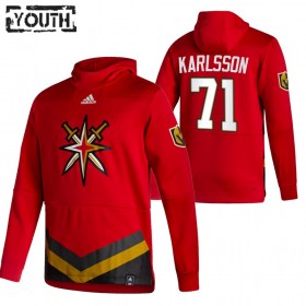 Vegas Golden Knights William Karlsson 71 2020-21 Reverse Retro Hoodie Sawyer - Kinderen